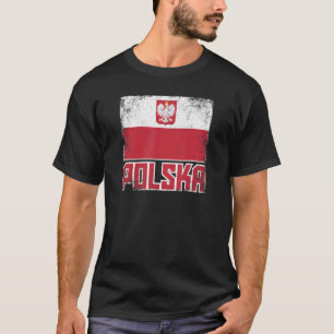 Polska Polen Vlag land van terugkeer Pools Pr T-shirt