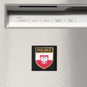 Polska/Polen Vlag Schild & Emblem Magneet (Insitu (Vaatwasser))