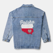 Polska Pools Polen 1 Denim Jacket (Achterkant)