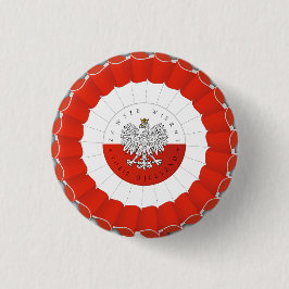 Polska Poolse Onafhankelijkheidsdag Cotillion Ronde Button 3,2 Cm