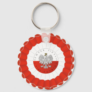 Polska Poolse Onafhankelijkheidsdag Cotillion Sleutelhanger