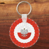 Polska Poolse Onafhankelijkheidsdag Cotillion Sleutelhanger (Achterkant)