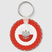 Polska Poolse Onafhankelijkheidsdag Cotillion Sleutelhanger (Achterkant)