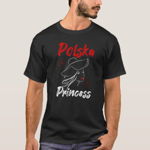 Polska Princess Poland Red Lips Pools T-shirt