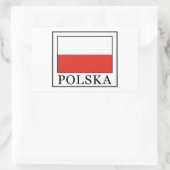 Polska Rechthoekige Sticker (Tas)