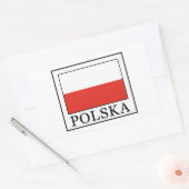 Polska Rechthoekige Sticker (Envelop)