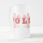 Polska Red Eagles Matglas Bierpul (Voorkant links)