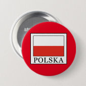 Polska Ronde Button 7,6 Cm (Voorkant /achterkant)