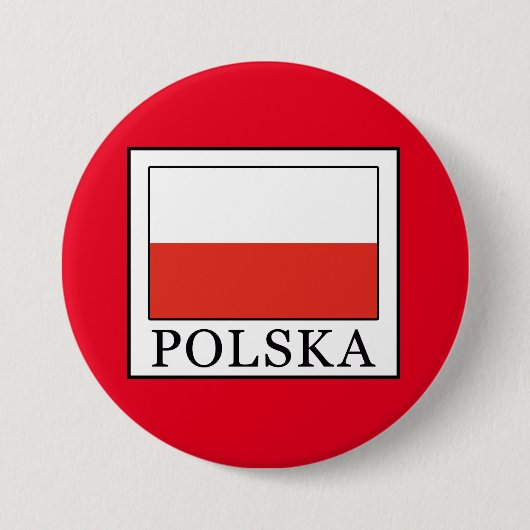 Polska Ronde Button 7,6 Cm (Voorkant)