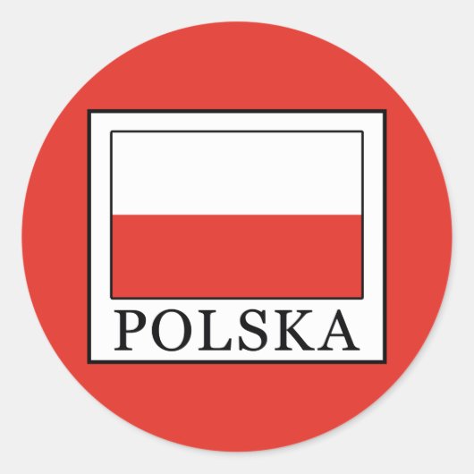 Polska Ronde Sticker (Voorkant)