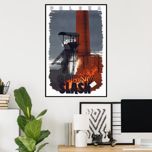 Polska Slask Poster (Thuiskantoor)