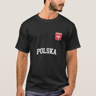 Polska Team Sports Soccer Poolse vlag Jersey T-shirt