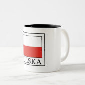 Polska Tweekleurige Koffiemok (Voorkant rechts)