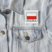 Polska Vierkante Button 5,1 Cm (In situ)
