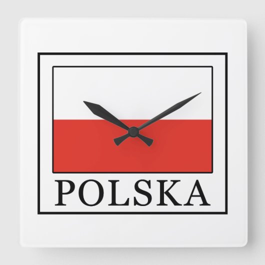 Polska Vierkante Klok (Voorkant)