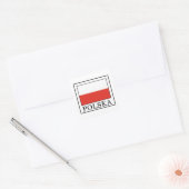 Polska Vierkante Sticker (Envelop)