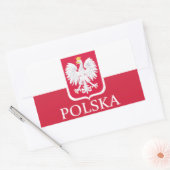 Polska Vlag Wapens Stickers (Envelop)