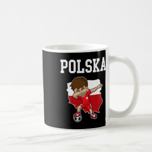 Polska Voetbal Polen Pools Dabbend Voetbal Koffiemok