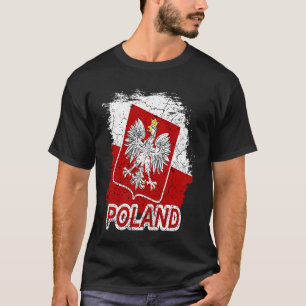 Polski Eagle Polska Vacation Poland Vlag T-shirt