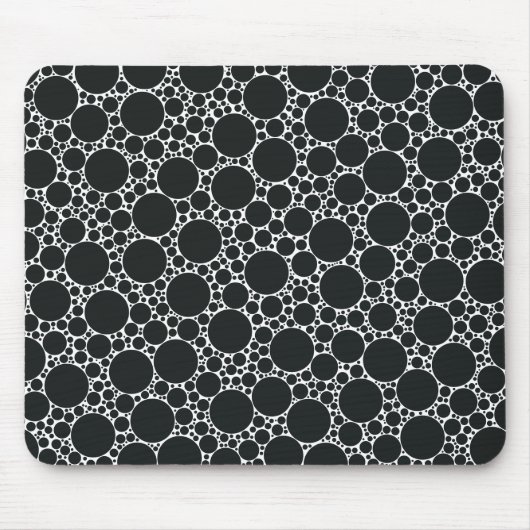 Polsmatische Verpakte cirkels Muismat (Voorkant)