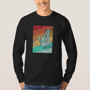 Polspringen Vintage Retro T-shirt