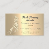 Polsreinigingsservice Metallic 14k Gold-Sjabloon Visitekaartje (Voorkant)