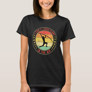 Polsstokhoogspringer Ik kan niet Ik heb plannen in T-shirt