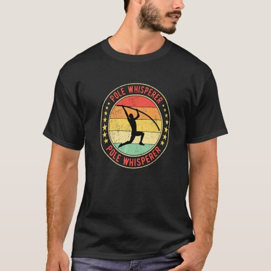 Polstokhoogspringer Polstok Fluisteraar T-shirt (Voorkant)