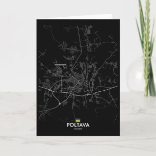 Poltava Oekraïne Stad Kaart Reis Souvenir Thuissta