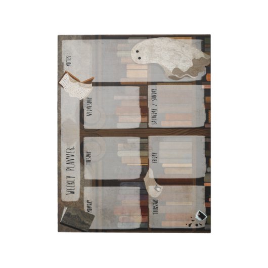 poltergeist planner notitieblok (Linkerzijde)