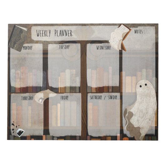 poltergeist planner notitieblok (Voorkant)