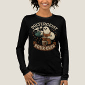 Poltergeist Pour-Over Ghost Coffee T-Shirt | Hallo (Voorkant)