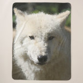 Poly Animals - Wolf Sherpa Deken (Voorkant)