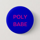 Poly Babe Button (Voorkant)