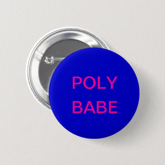 Poly Babe Button (Voorkant /achterkant)