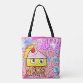 poly cake tortina tote bag (Achterkant)