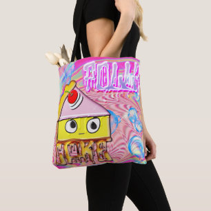 poly cake tortina tote bag