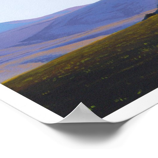 Poly Canyon Pasture Poster (Hoek)