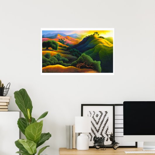 Poly Canyon Poster (Thuiskantoor)