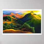 Poly Canyon Poster (Voorkant)