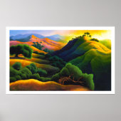 Poly Canyon Poster (Voorkant)