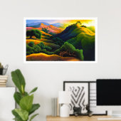 Poly Canyon Poster (Thuiskantoor)