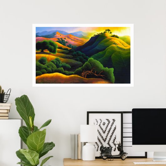 Poly Canyon Poster (Thuiskantoor)