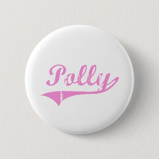 Poly Classic Style Name Ronde Button 5,7 Cm (Voorkant)