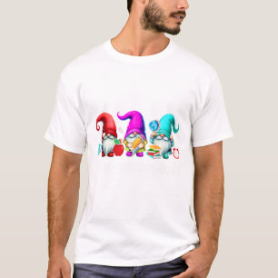 Poly-gnome-ialen Drie Kabouters Grappige Leraar Wi T-shirt