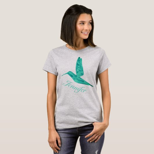 Poly Hummingbird T-shirt (Voorkant volledig)