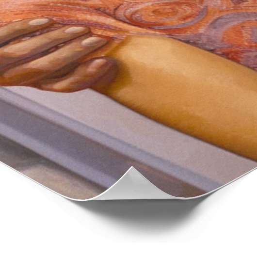 Poly in Parijs Poster (Hoek)