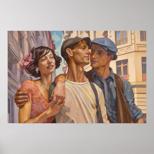 Poly in Parijs Poster (Voorkant)