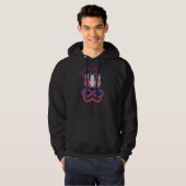 poly-lama-rous grappig Polyamorie Voor Polyamoreuz Hoodie (Voorkant volledig)