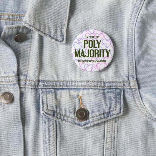 Poly Majority Button 2,25 inch (In situ)